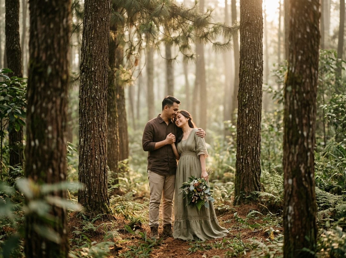 Whispers of Nature in Pine Forest