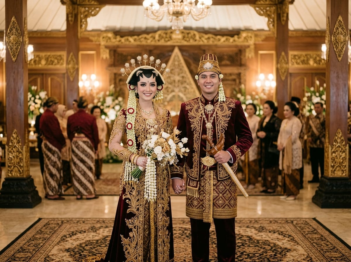 The Royal Elegance of Anisa & Dimas